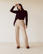 Beige Straight leg pants - PAVO Egypt