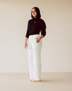 Off white Straight leg pants - PAVO Egypt