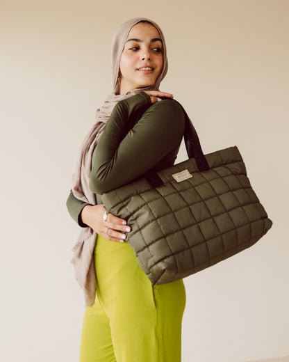 Olive Tote Bag Handbag