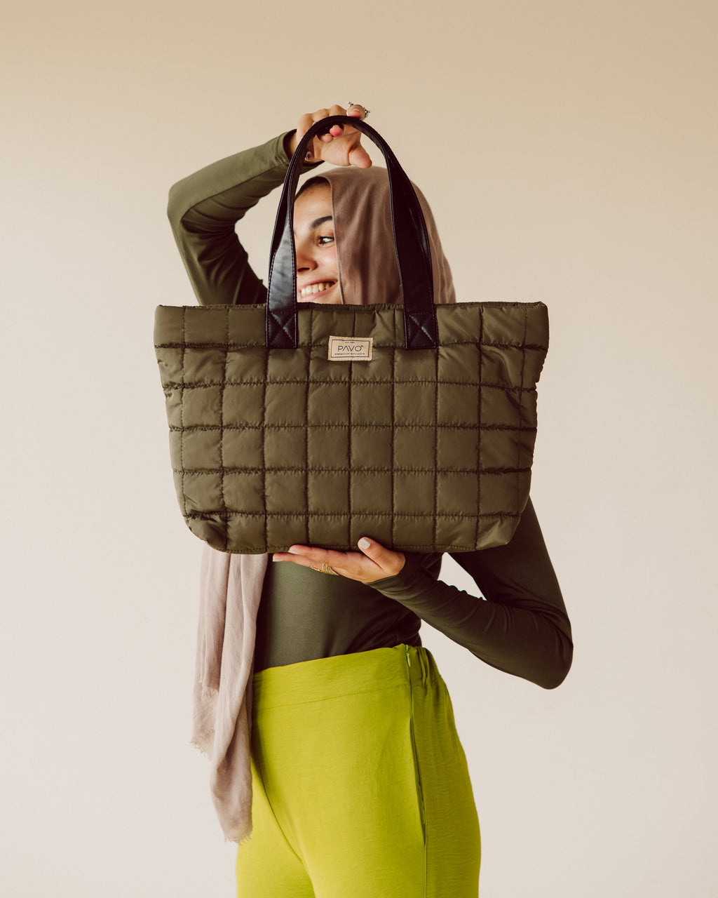 Olive Tote Bag Handbag - PAVO Egypt