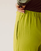 Lime Straight leg pants - PAVO Egypt