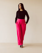 Pink Straight leg pants - PAVO Egypt