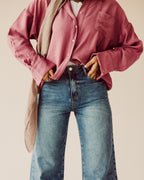 Acid Blue Wide Leg jeans PAVO Egypt