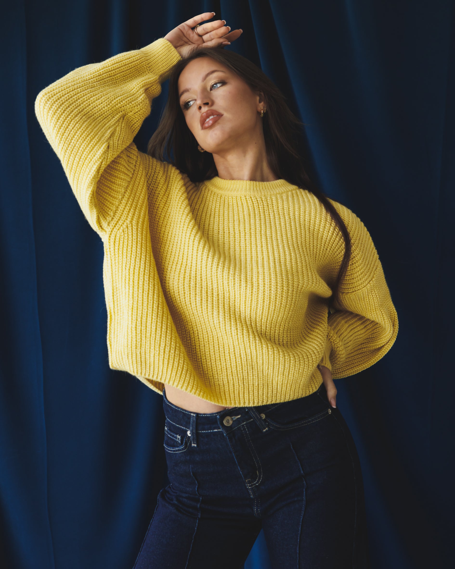 Mustard Blush Pullover