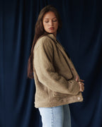 Camellia Beige Fur Jacket