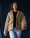 Camellia Beige Fur Jacket