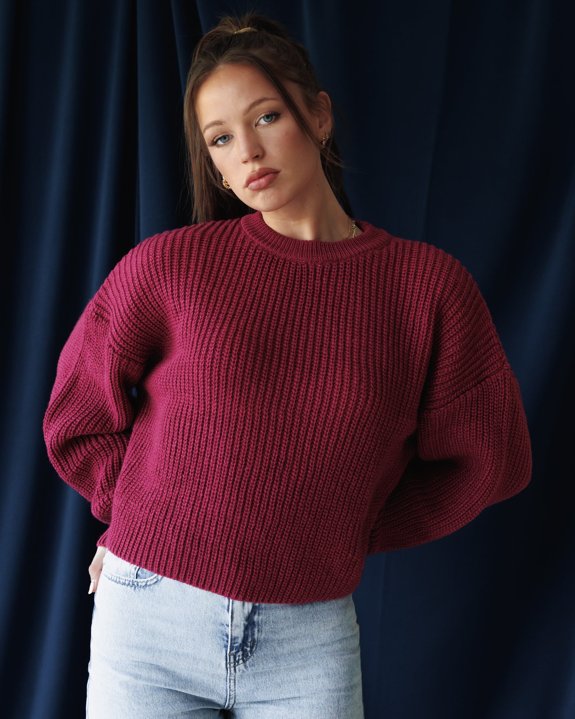 Purple Blush Pullover