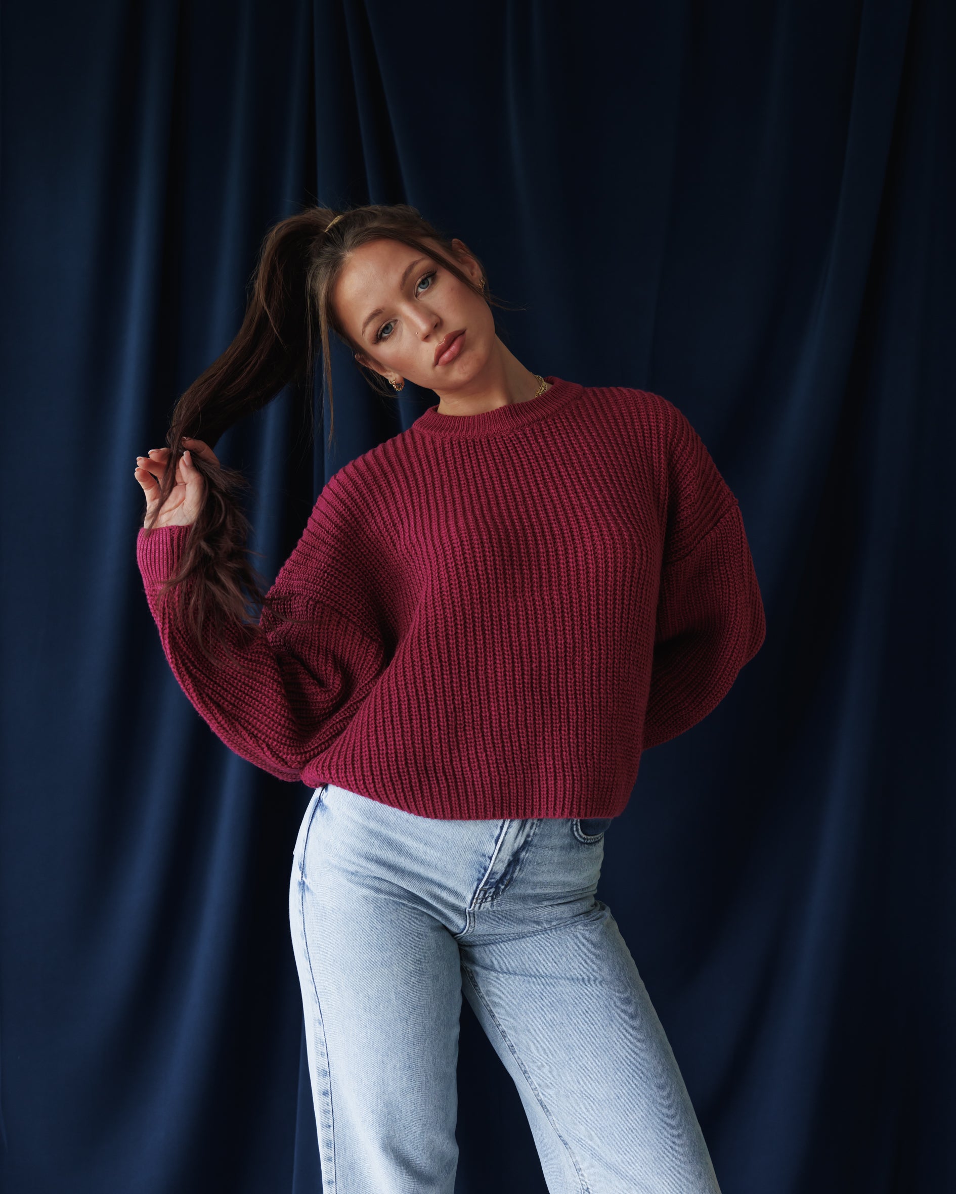 Purple Blush Pullover