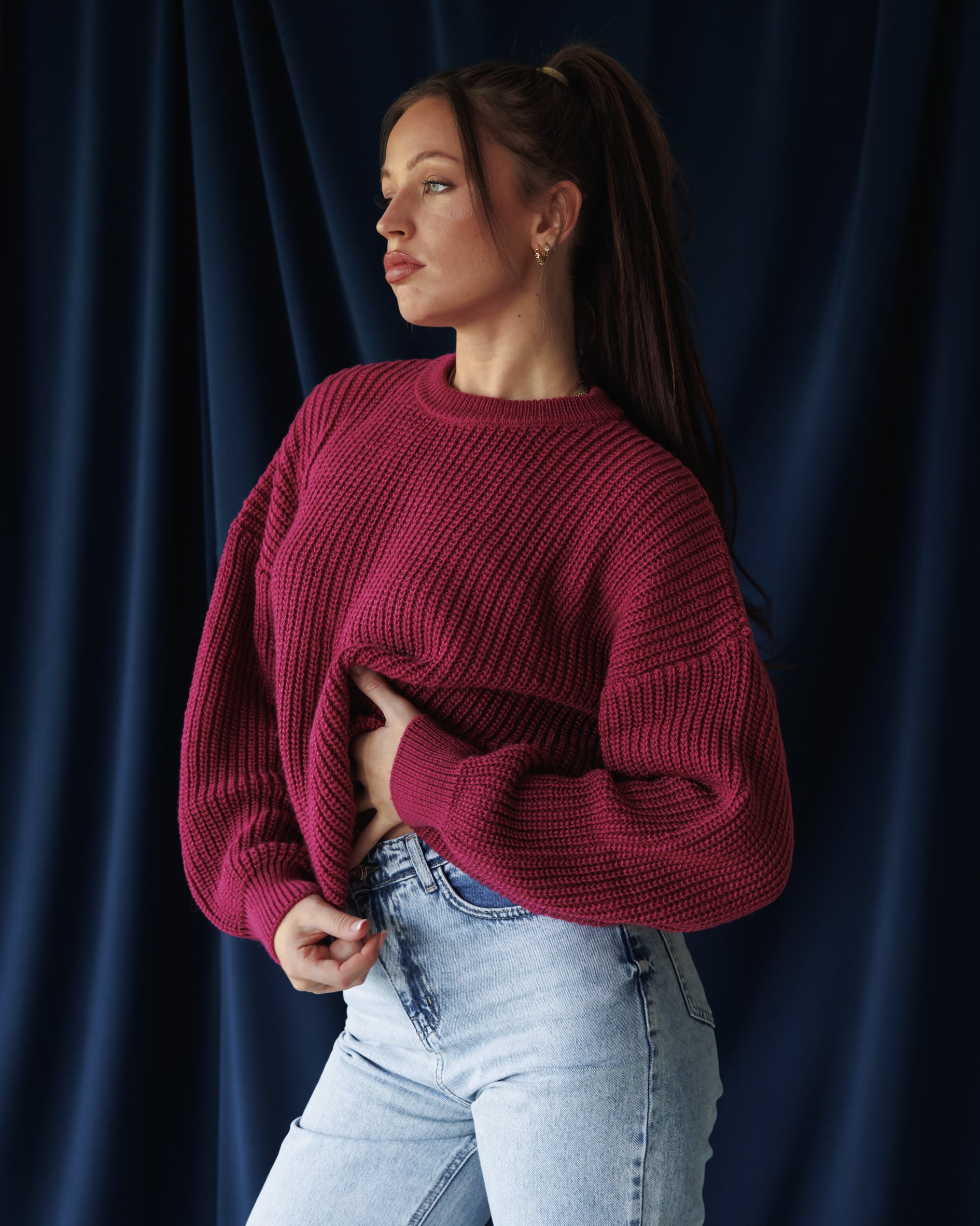 Purple Blush Pullover