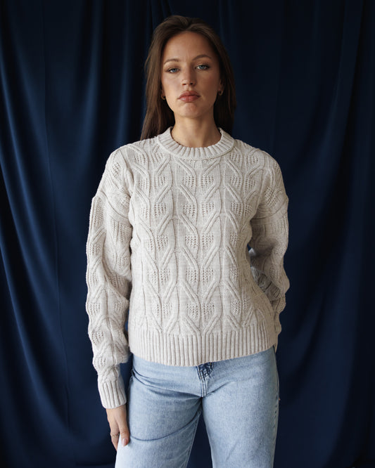 Beige Aspen Pullover