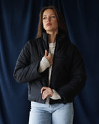 Black cloud Puffer Jacket