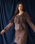 Mocha Fringe Jacket