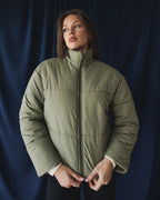 Olive cloud Puffer Jacket