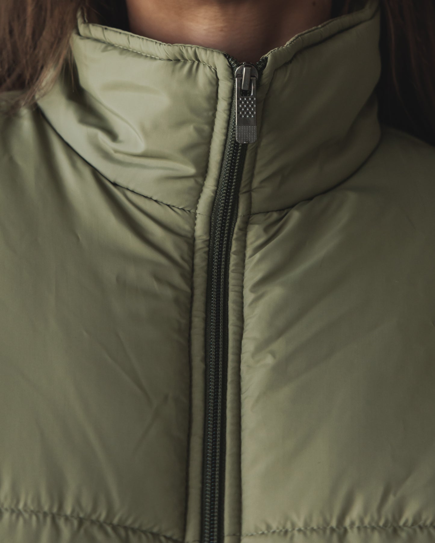 Olive cloud Puffer Jacket