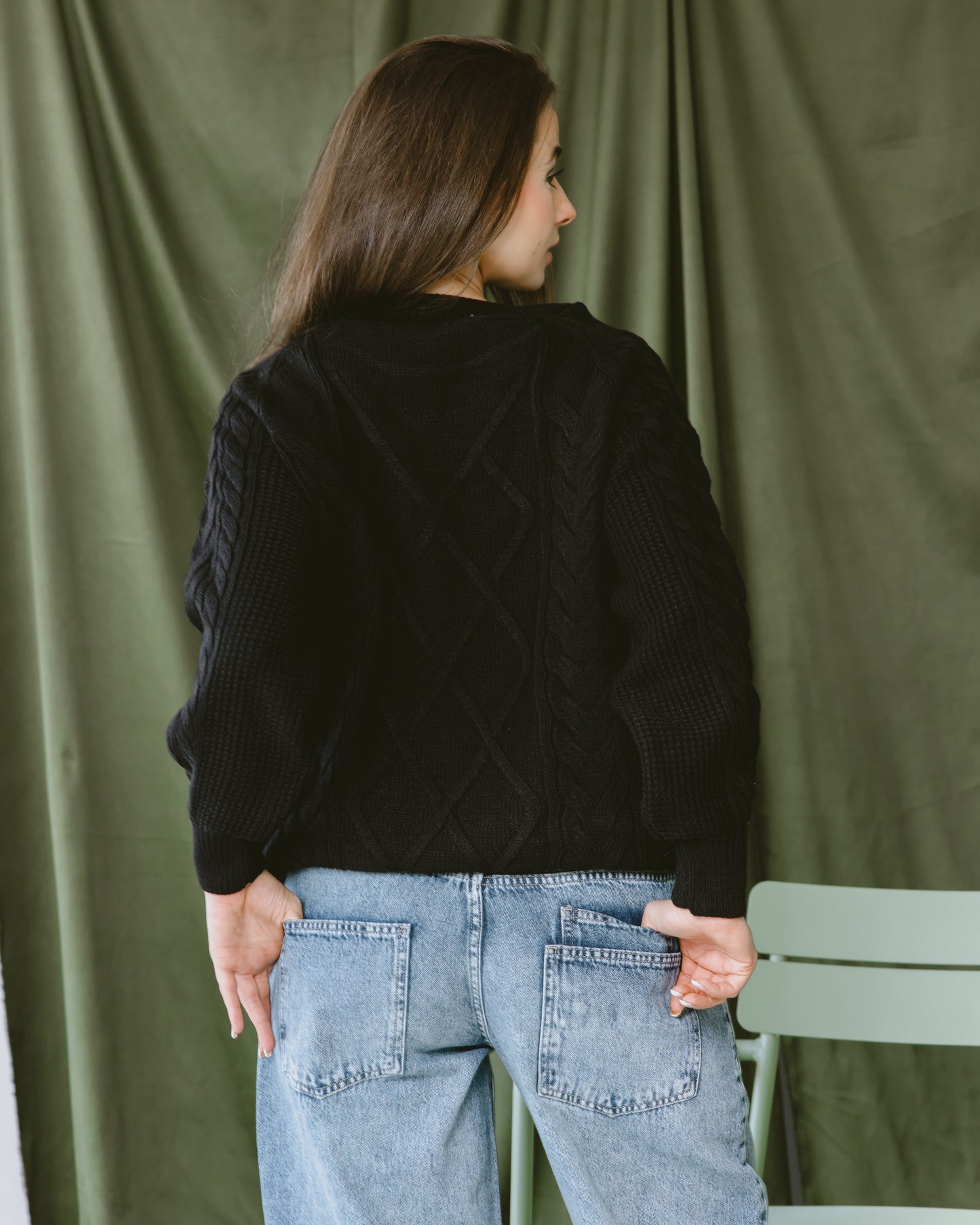 Black Knit pullover