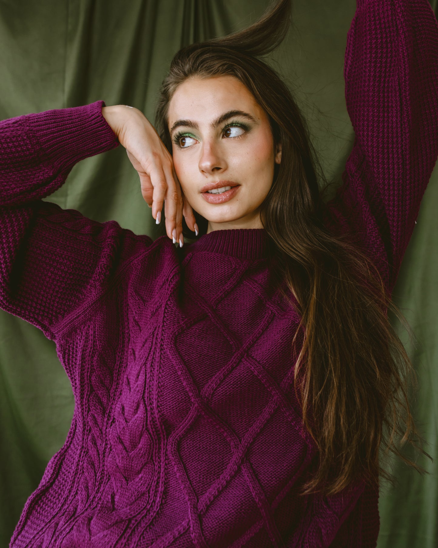 Purple Knit pullover