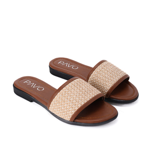 Brown Tales Slipper