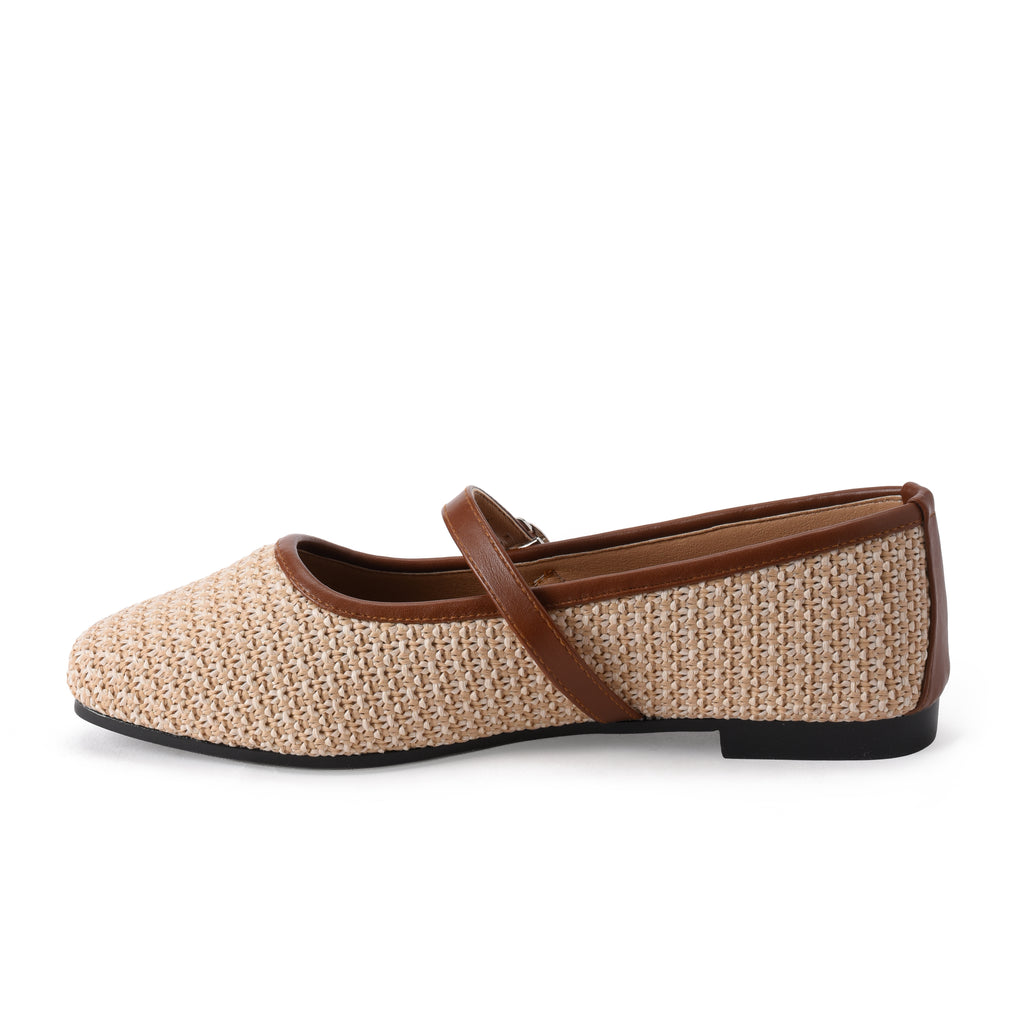 Beige Liza Ballerina - PAVO Egypt