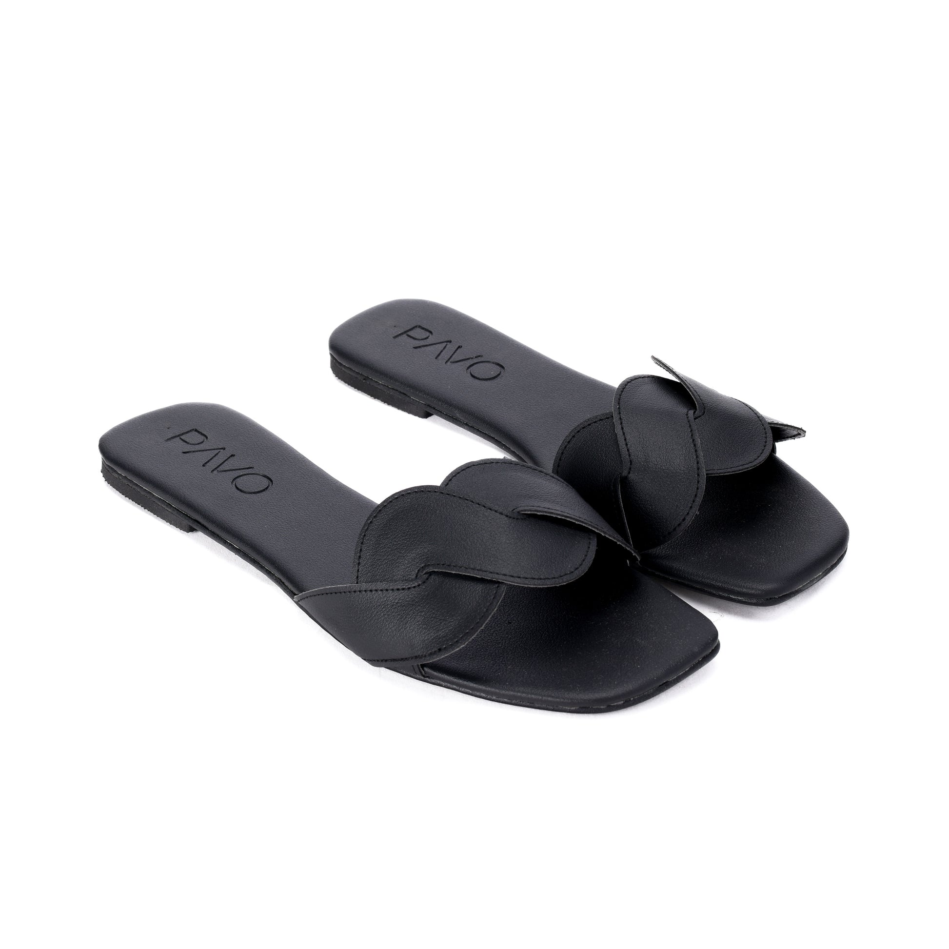 Black Louts slipper - PAVO Egypt