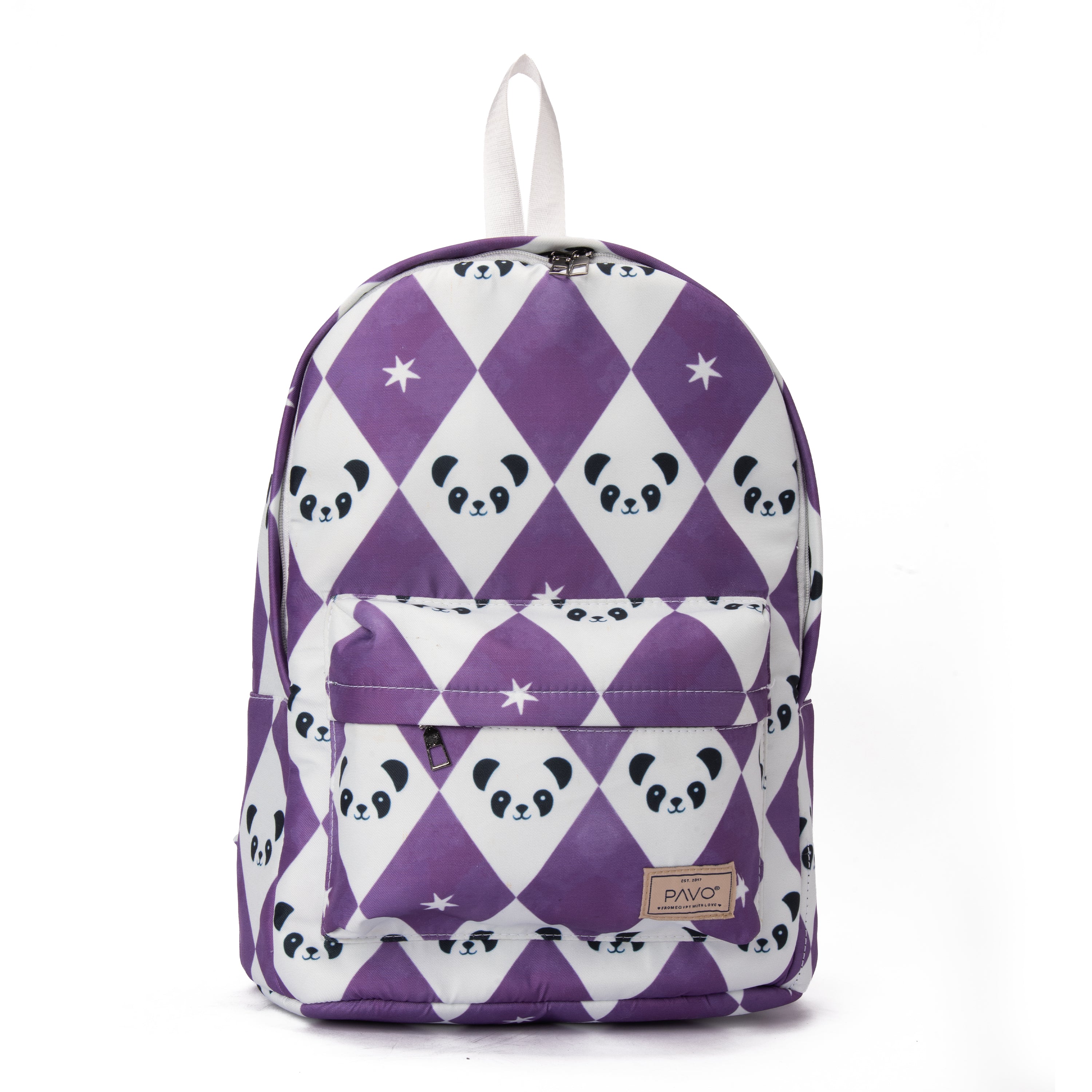 Purple Panda Backpack
