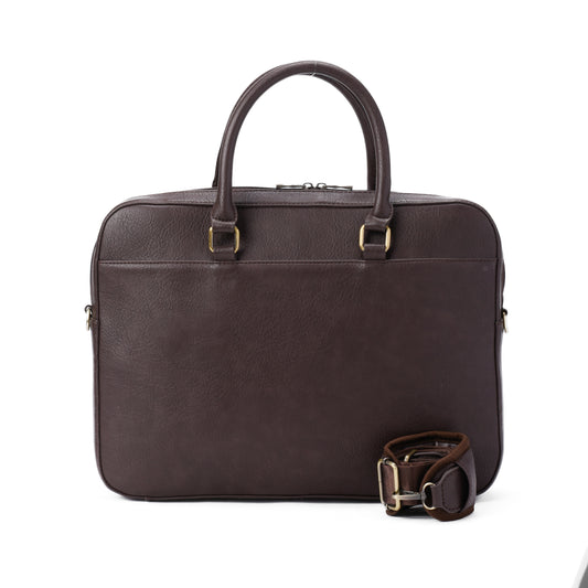 Brown File Laptop Bag - PAVO Egypt
