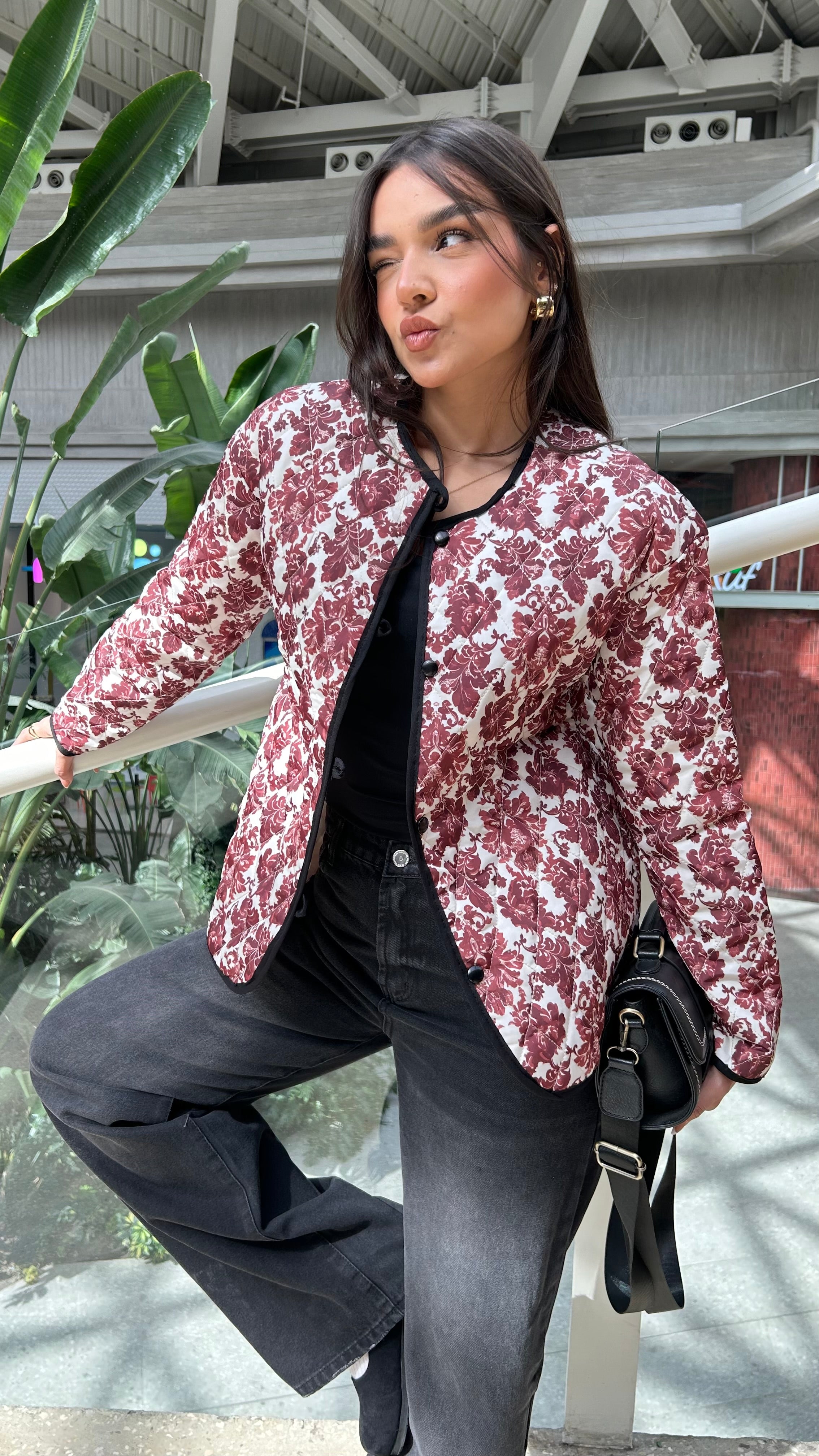 Burgundy Vintage Jacket