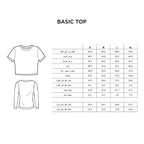 Black Long sleeves Basic Top - PAVO Egypt