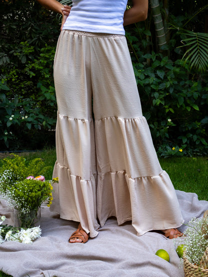 Beige Levy pants - PAVO Egypt
