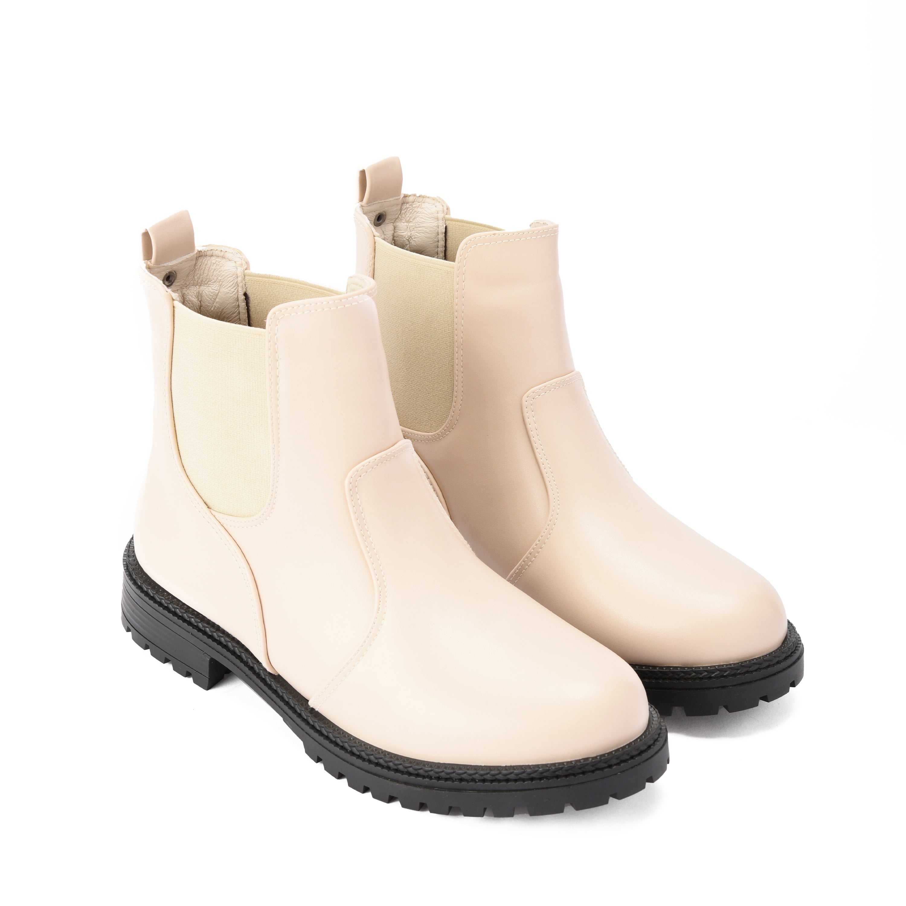 Beige Bristol Boots