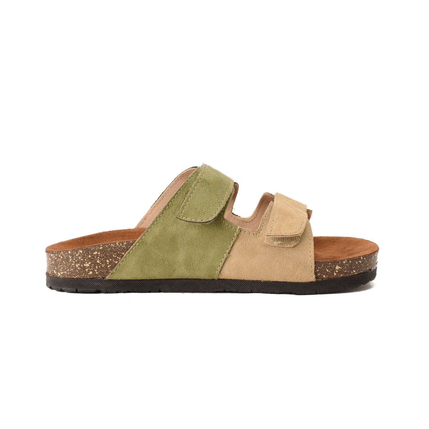 Slippers Beige x Olive