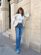 Dark Blue straight leg jeans - PAVO Egypt