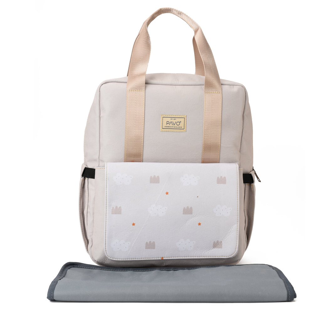 Mini Diaper bag Beige - PAVO Egypt