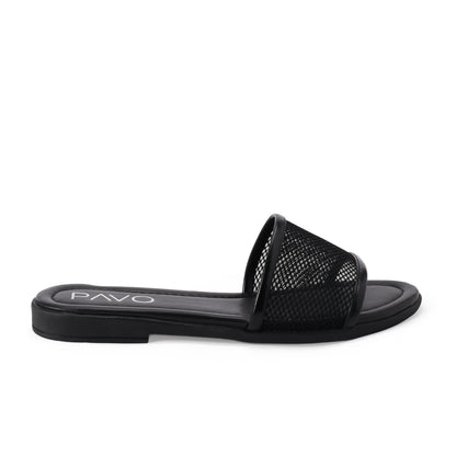 Black Olivia Slipper - PAVO Egypt
