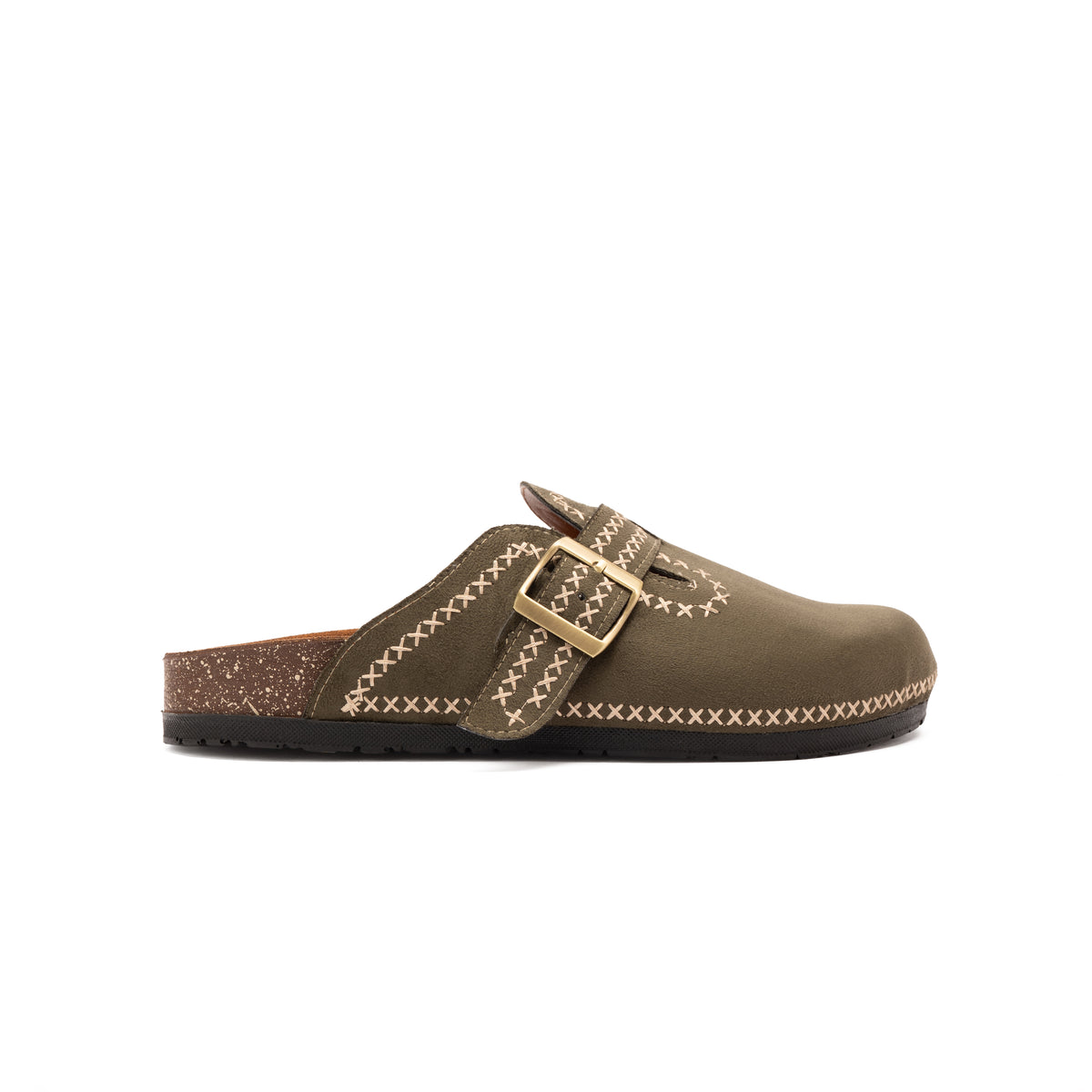 Olive Aria Mule