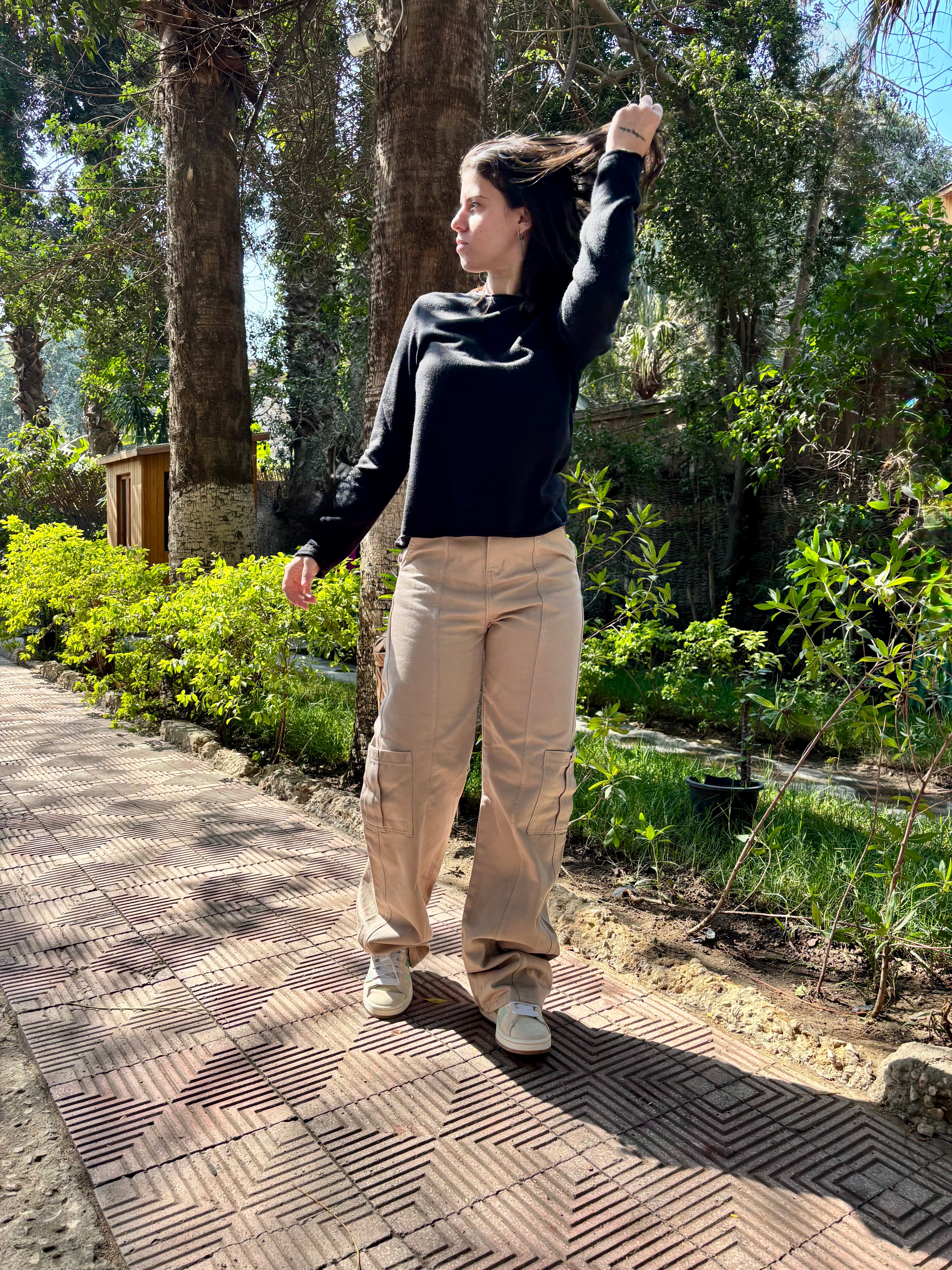 Beige Cargo Pant - PAVO Egypt