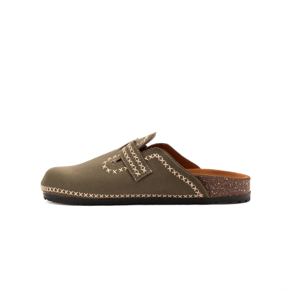 Olive Aria Mule