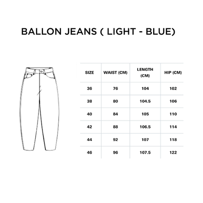 Blue Ballon Jeans