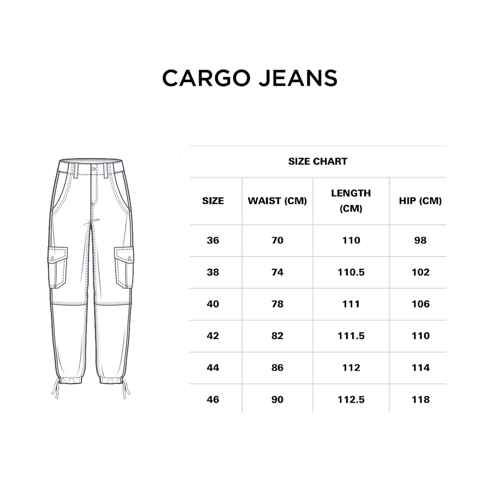Dark Blue Cargo jeans - PAVO Egypt