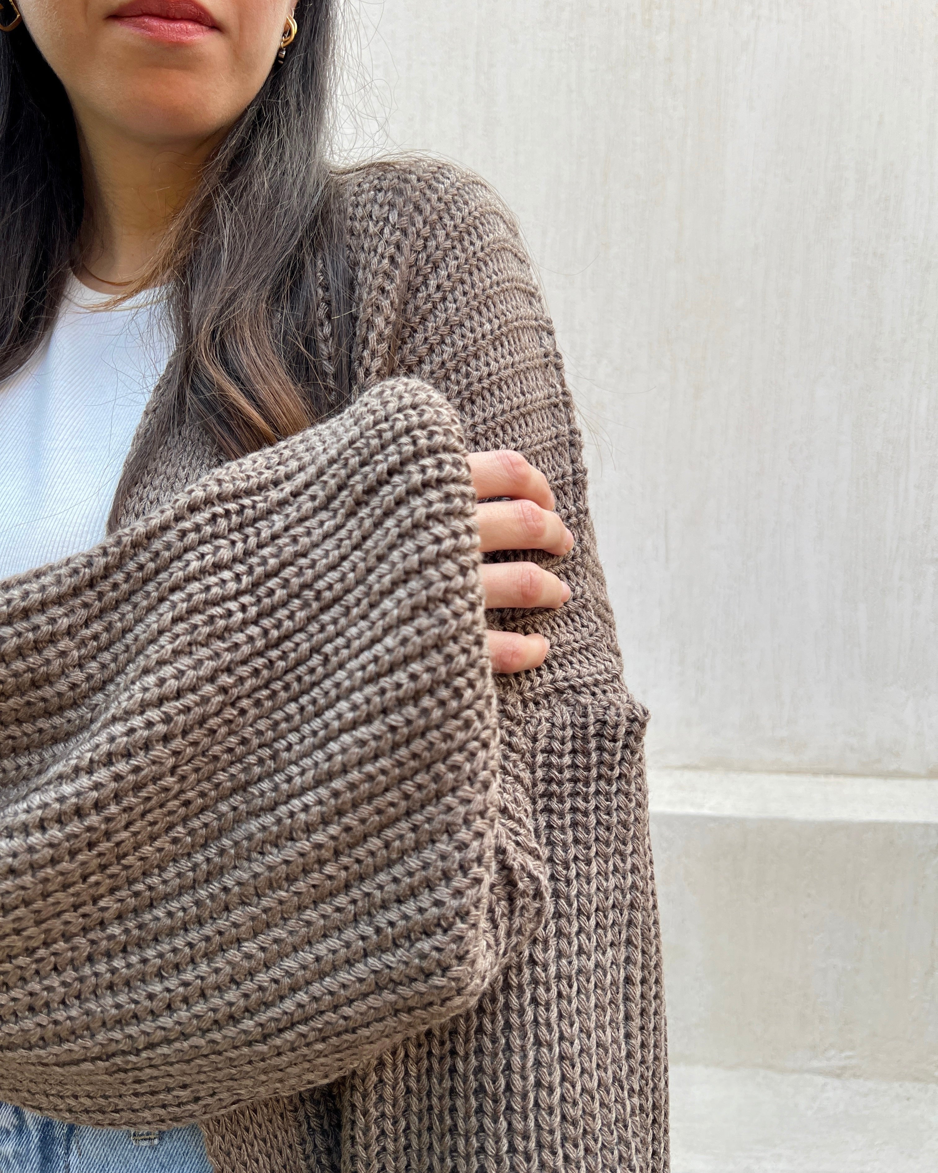 Cafe oversized Cardigan - PAVO Egypt