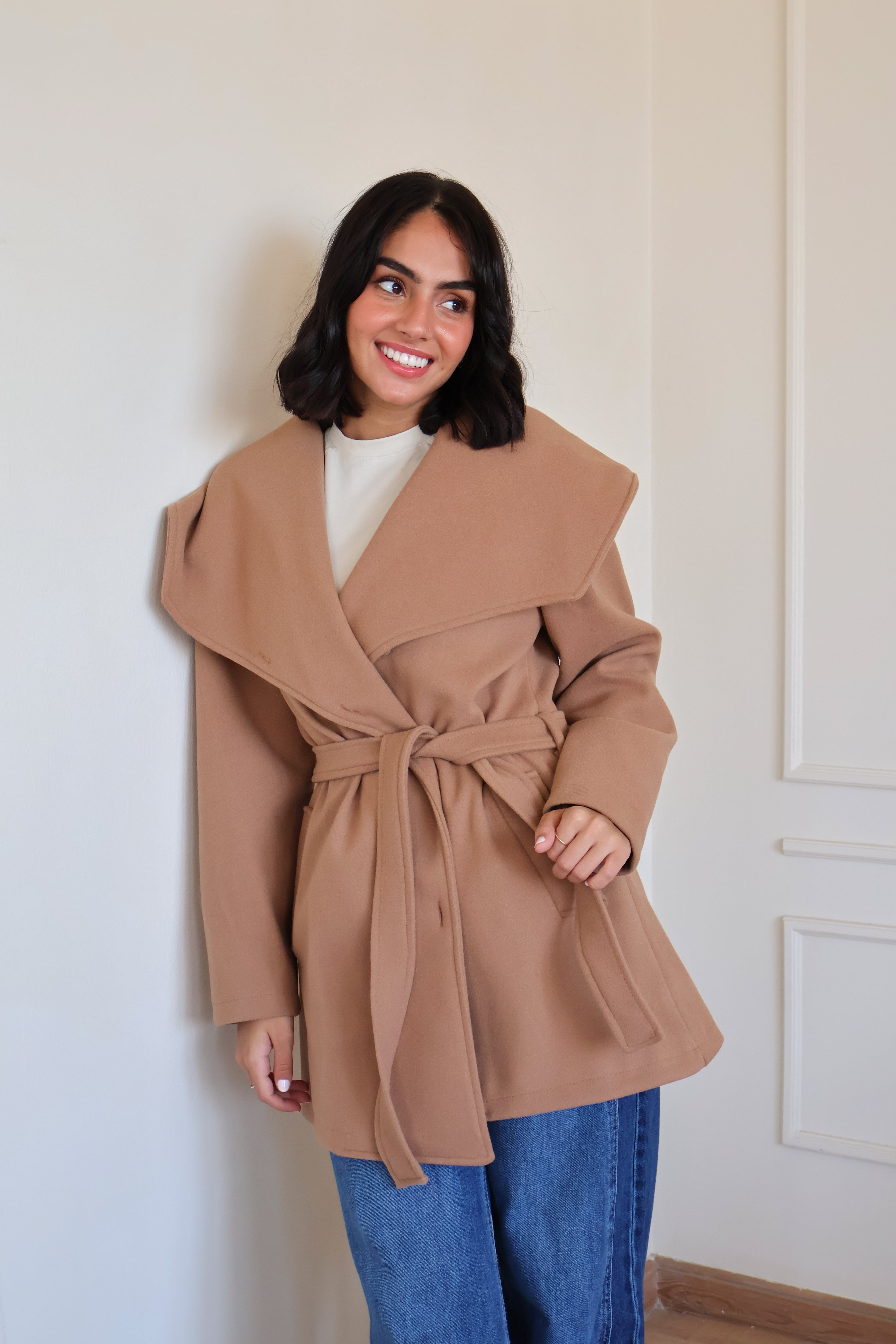 Camel Basic coat - PAVO Egypt