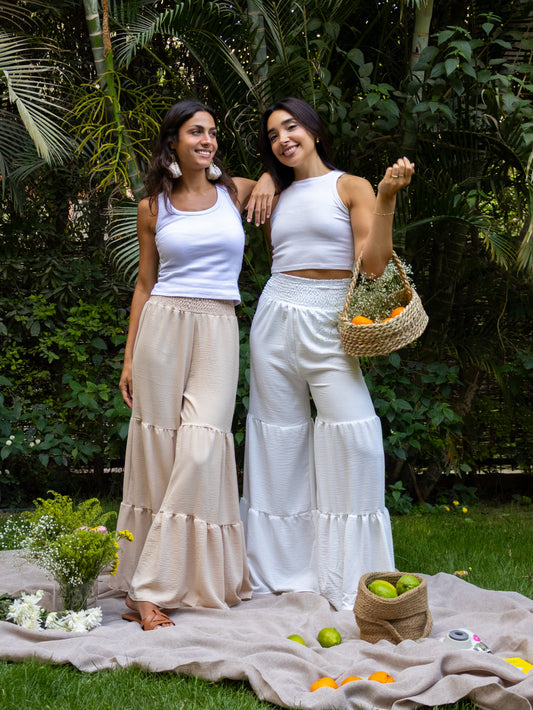 White Levy pants