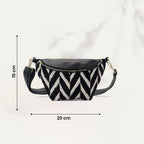 Fanny pack Black and White Color pavoegypt