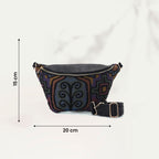 Fanny pack Black with Mamluki stars pavoegypt