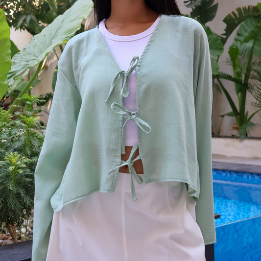 Sarah Mint Blouse - PAVO Egypt