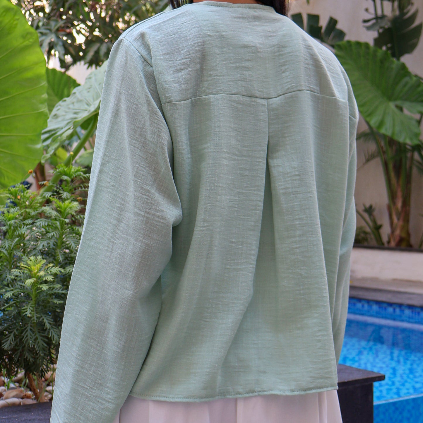 Sarah Mint Blouse - PAVO Egypt