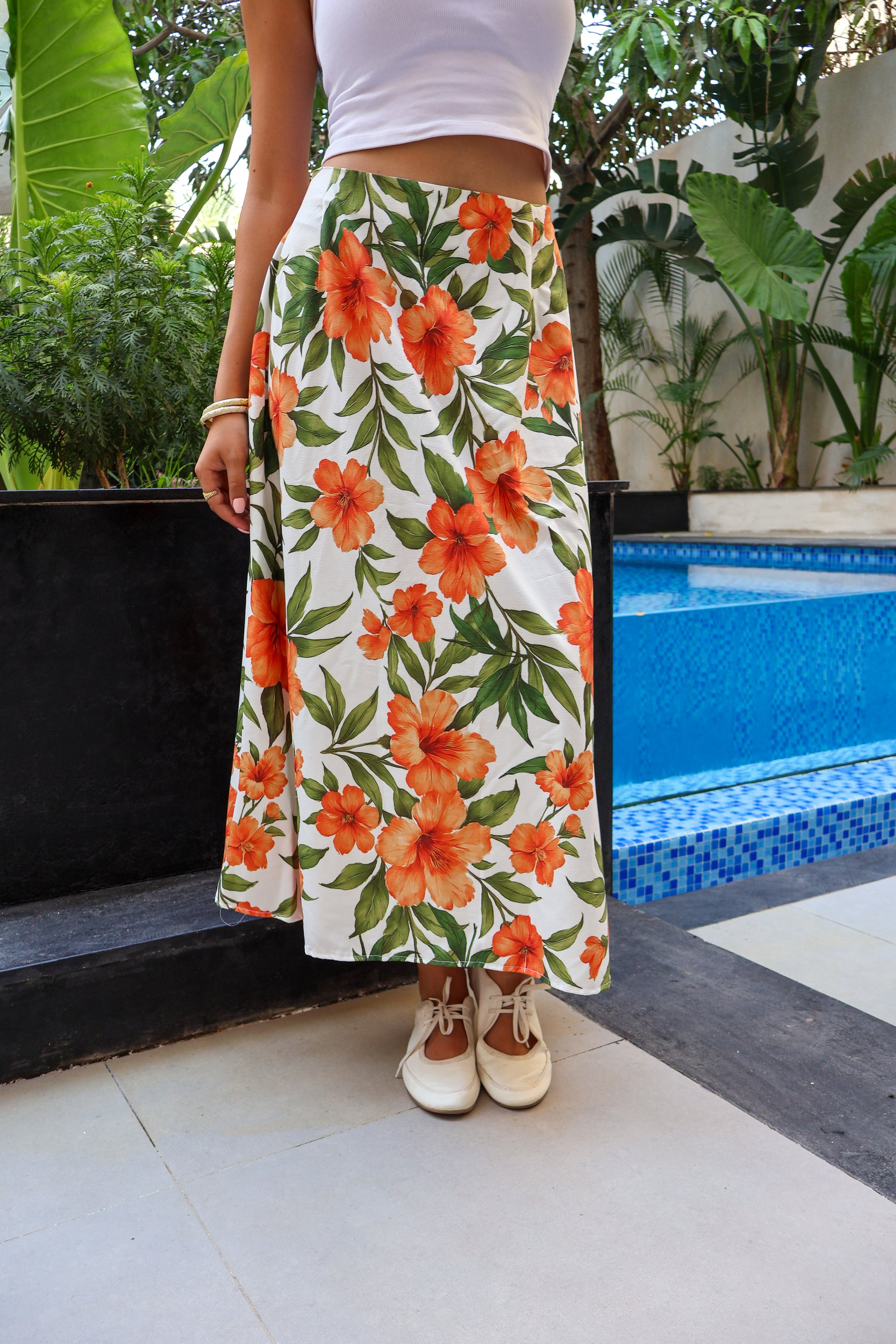 Floral Skirt - PAVO Egypt