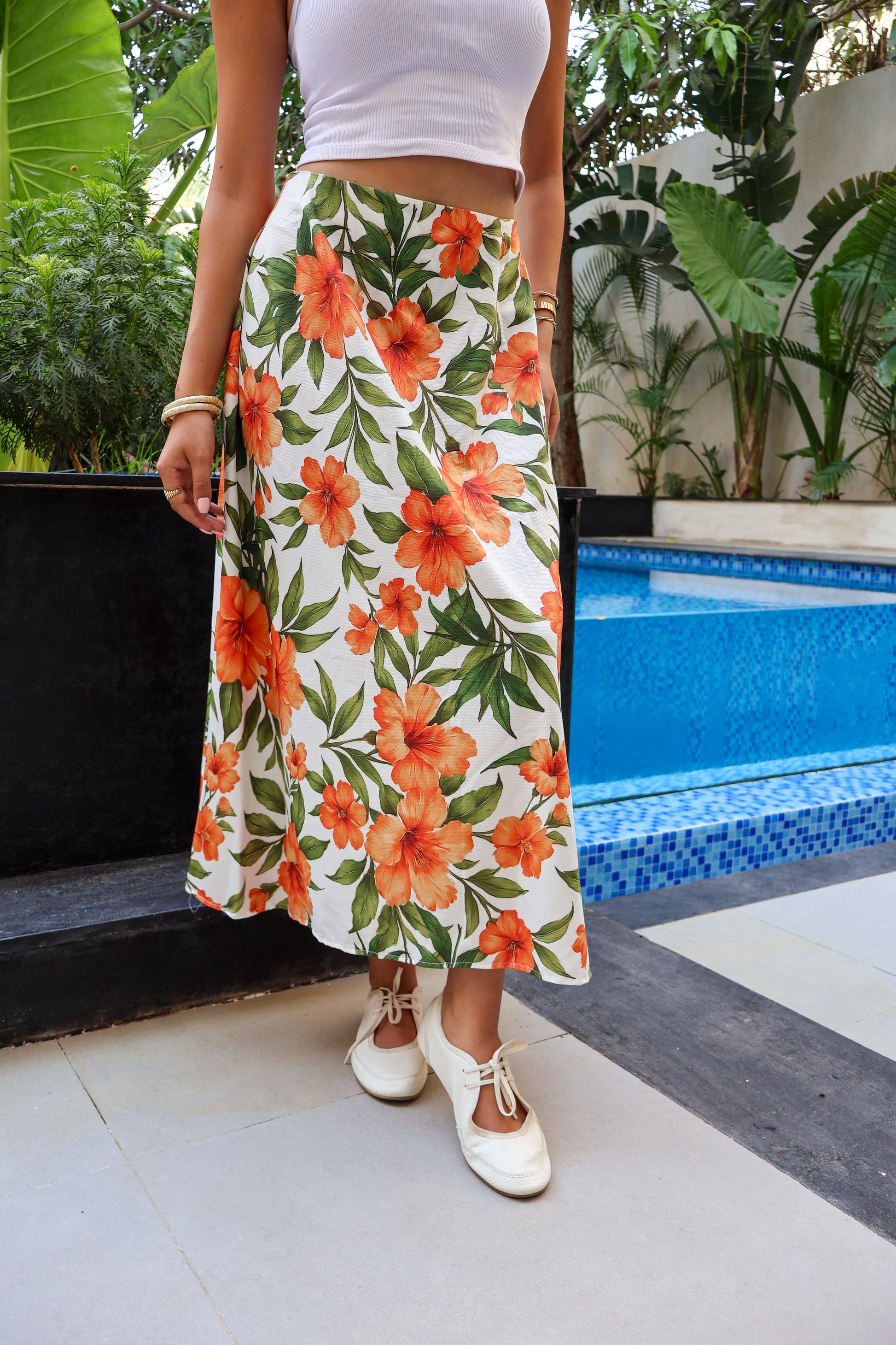 Floral Skirt - PAVO Egypt
