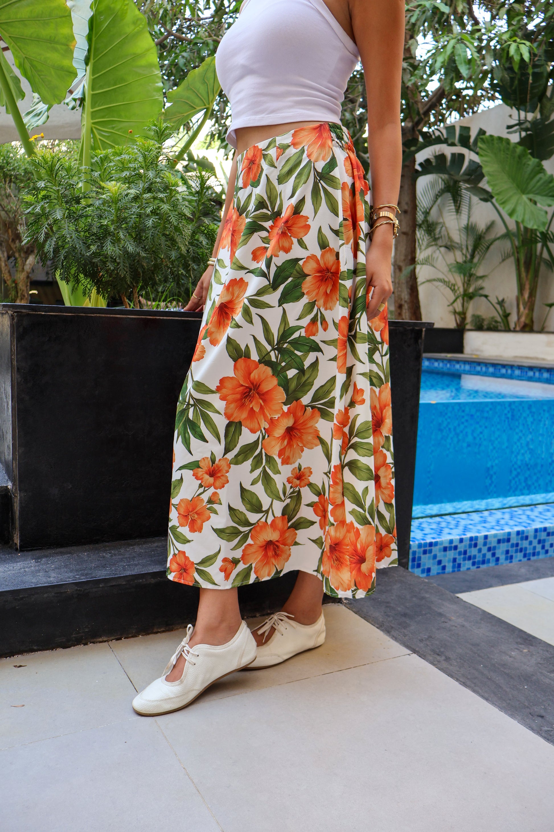 Floral Skirt - PAVO Egypt