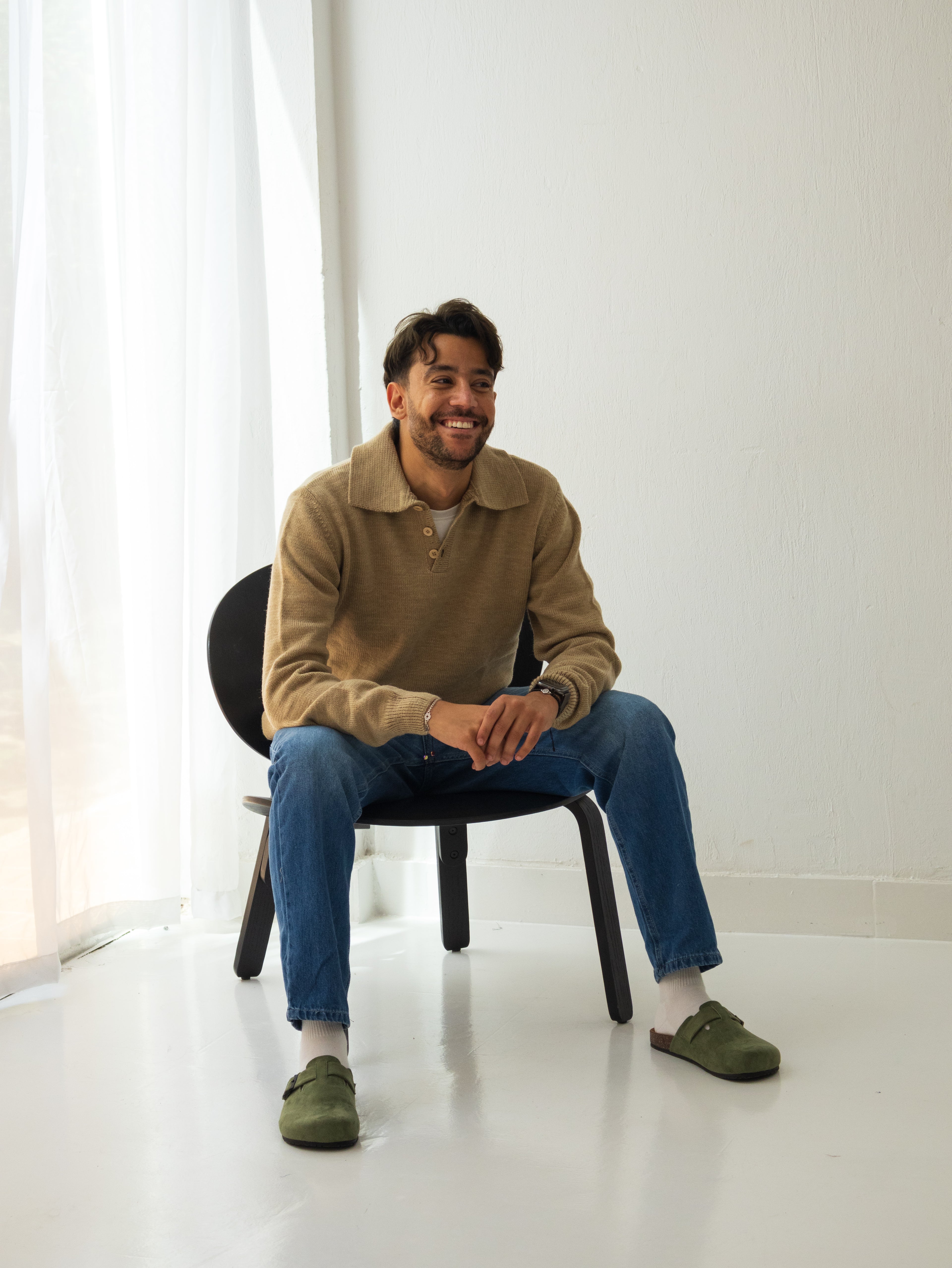 Beige Men Sweater - PAVO Egypt