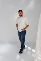 Navy Blue Straight leg Men jeans - PAVO Egypt